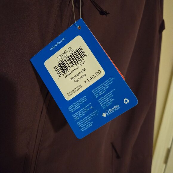 Columbia Omni-Heat Women's Jacket - Burgundy - Size M - NWT - Picture 7 of 10